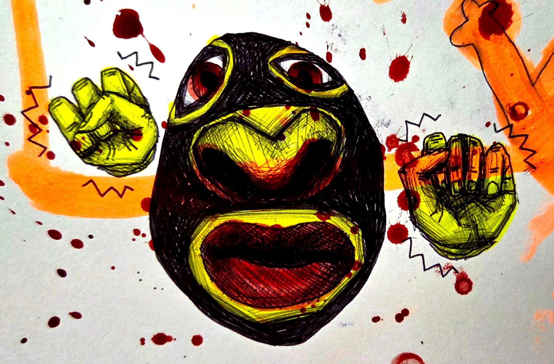 bloody guy