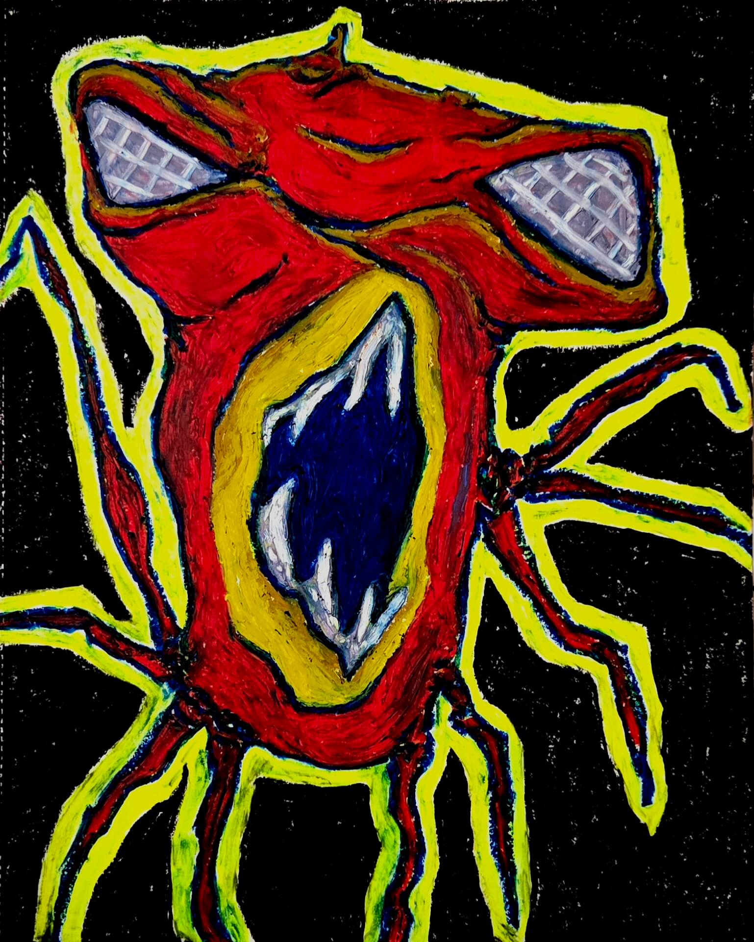 bug alien in pain